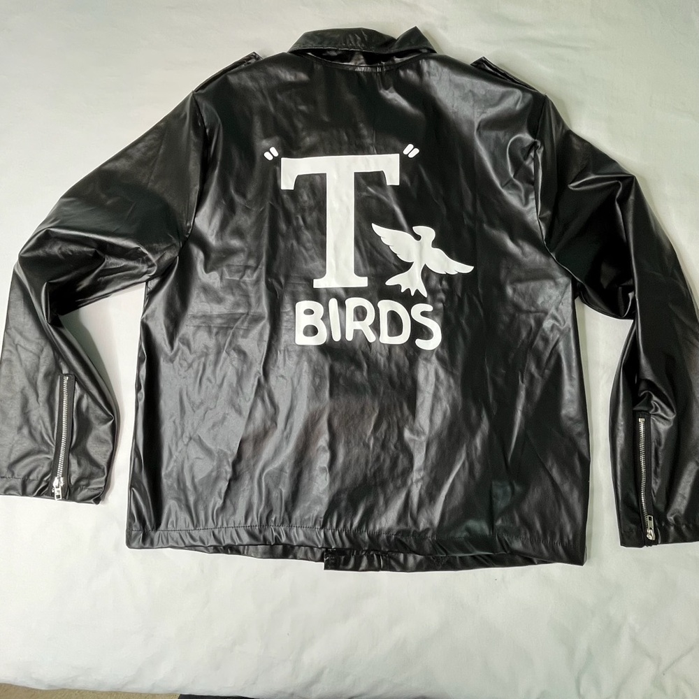 Classic Black T-Birds Varsity Jacket